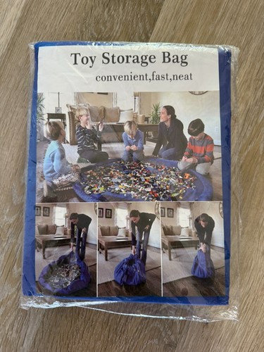 New blue toy storage - blue,
