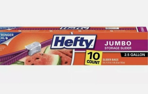 Hefty slider large jumbo - hefty, large/jumbo